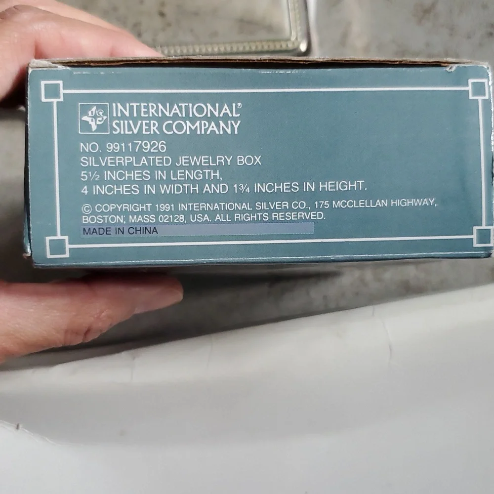 International Silver Company Jewelry Box